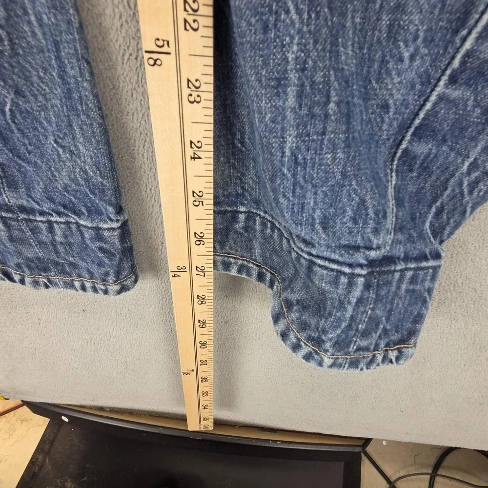 Vintage Levis Engineered Jeans Mens Blue Twisted Zip Fly Medium Wash Fits 26x28